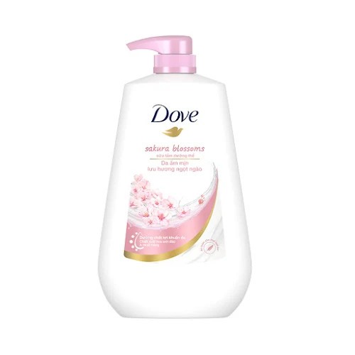 Sữa Tắm Dove Ẩm Mịn Ngọt Ngào (Hồng) 900G