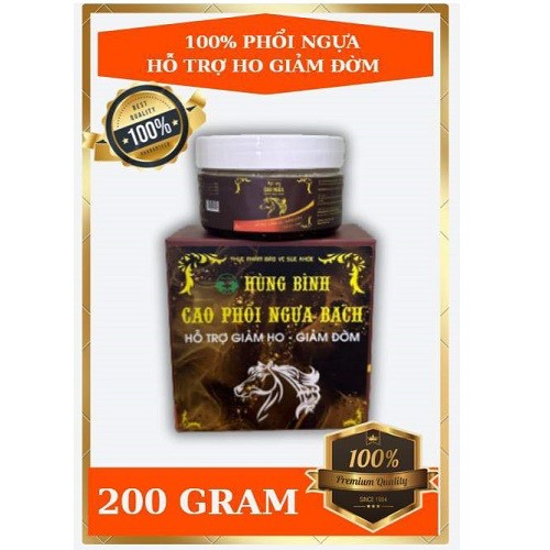 Cao Phổi Ngựa Bạch hỗ trợ giảm ho, giảm đờm – Hũ 200ml