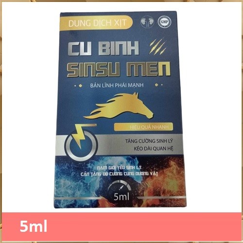 Dung dịch xịt sinh lý nam Cu Binh SINSU MEN 5ml