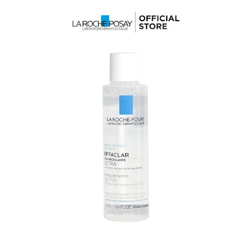 Nước tẩy trang làm sạch sâu và kiểm soát bã nhờn cho da dầu nhạy cảm La Roche Posay Micellar Water 50ml