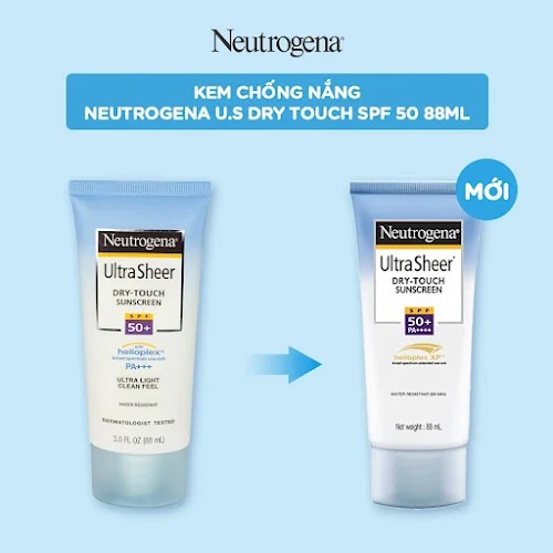 Kem chống nắng Neutrogena U.S Dry Touch SPF 50 88ml